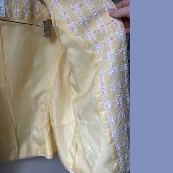 Chadwick’s Lemon Meringue Tweed Skirt Suit - Picture 10 of 11